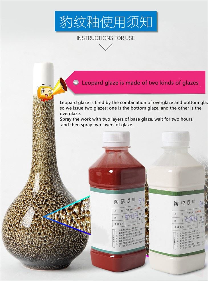 1180-1260 Degree Leopard Glaze